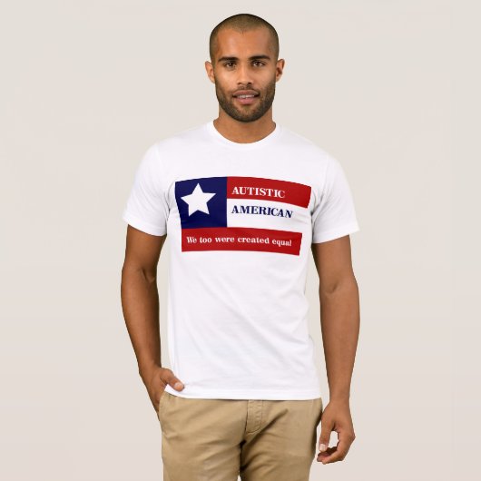 Gleicher autistischer Amerikaner T-Shirt (Vorne ganz)