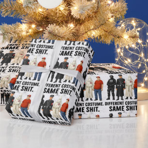 Gleicher Unterschiedlicher Aufzug Geschenkpapier