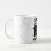 Gleicher Unterschiedlicher Kostüm Kaffeetasse (Links)