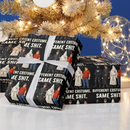 Gleiches Anderes Kostüm Geschenkpapier (Feiertage)