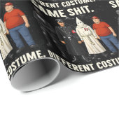 Gleiches Anderes Kostüm Geschenkpapier (Rolleneckpunkt)