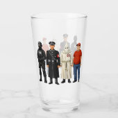 Gleiches Anderes Kostüm Glas (Rückseite)