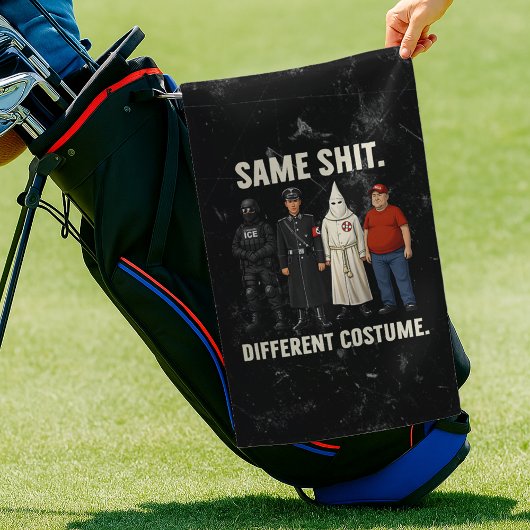 Gleiches Anderes Kostüm Golfhandtuch