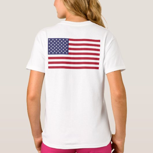 Gleiches MA-Flaggen-Shirt T-Shirt (Rückseite)