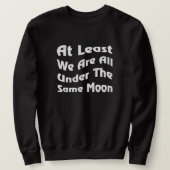 Gleiches Moon Unity Unique Text-Apparet für Verbin Sweatshirt (Design vorne)