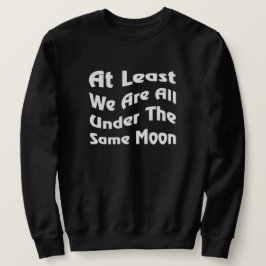 Gleiches Moon Unity Unique Text-Apparet für Verbin Sweatshirt