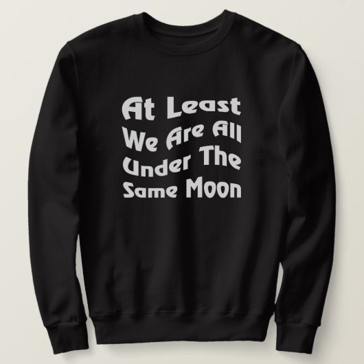 Gleiches Moon Unity Unique Text-Apparet für Verbin Sweatshirt (Design vorne)