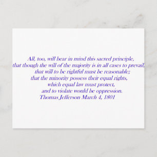 Gleiches Recht muss... Postkarte