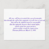 Gleiches Recht muss... Postkarte (Vorderseite)