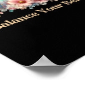 Gleichgewicht Ihres Lebens Poster (Ecke)