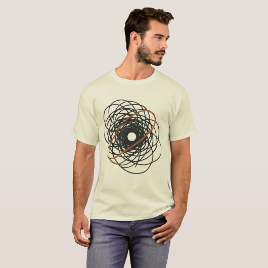 Gleichgewicht im Chaos - Abstraktes Minimalistisch T-Shirt (Vorne ganz)