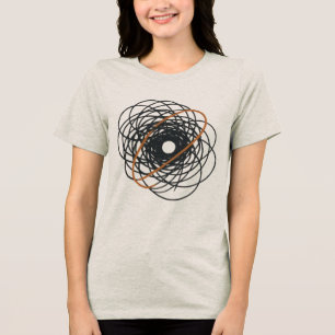 Gleichgewicht im Chaos - Abstraktes Minimalistisch Tri-Blend Shirt