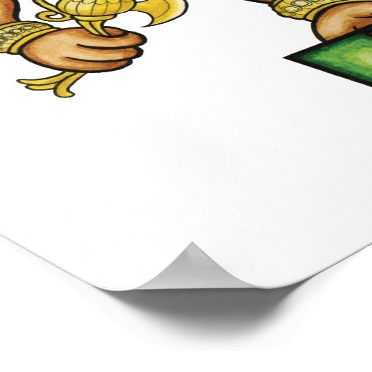 Gleichgewicht Poster (Ecke)