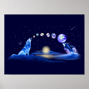 Gleichgewicht von Schöpfung und Natur 18 X 24 Poster