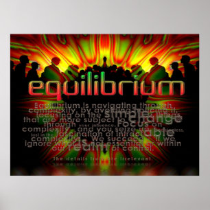 Gleichgewichtswörter Poster