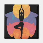 Gleichgewichtsyoga Magnet (Vorne)