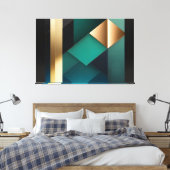 Gleichgewichtung der Formen Leinwanddruck (Insitu (Schlafzimmer))