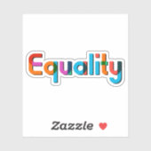 Gleichheit Aufkleber (Blatt)