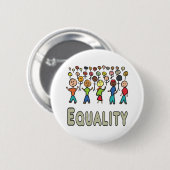 Gleichheit Button (Vorne & Hinten)