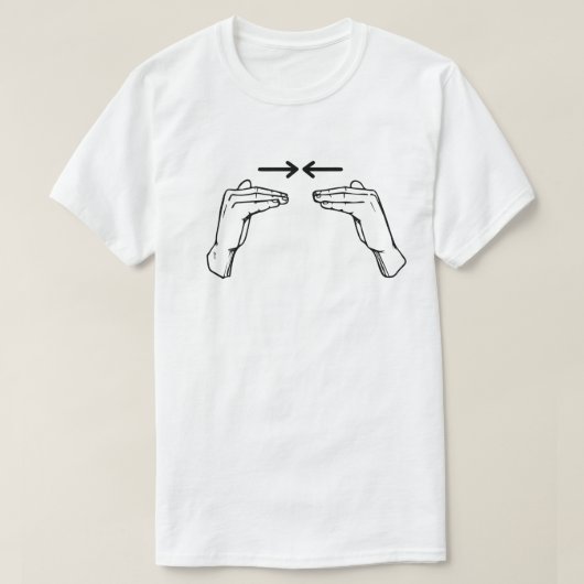 Gleichheit der Gebärdensprache und der Menschenrec T-Shirt (Design vorne)