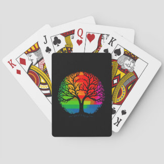 Gleichheit der LGBTQ-Tree und Diversity Spielkarten
