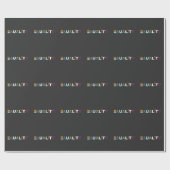 Gleichheit der Menschenrechte LGBTQ-Einheitsstolz Geschenkpapier (Flach)