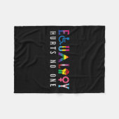 Gleichheit der Rechte verletzt Privilegien der Men Fleecedecke (Vorderseite (Horizontal))