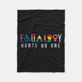 Gleichheit der Rechte verletzt Privilegien der Men Fleecedecke (Vorderseite)