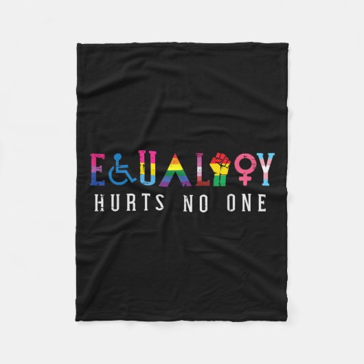 Gleichheit der Rechte verletzt Privilegien der Men Fleecedecke (Vorderseite)