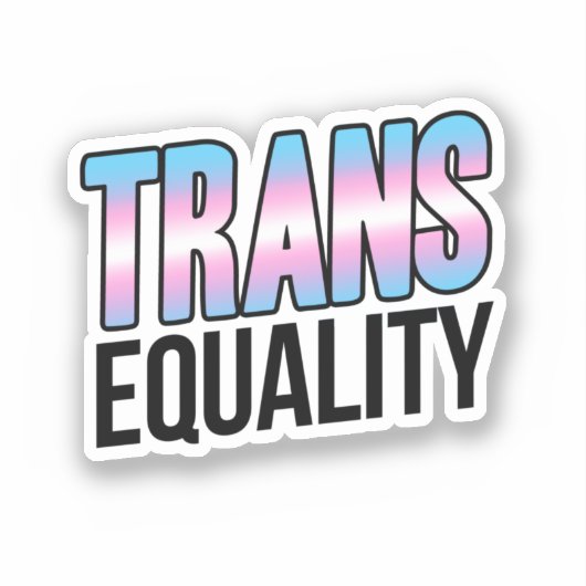 Gleichheit der Trans Aufkleber (Vorderseite)