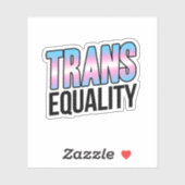 Gleichheit der Trans Aufkleber (Blatt)