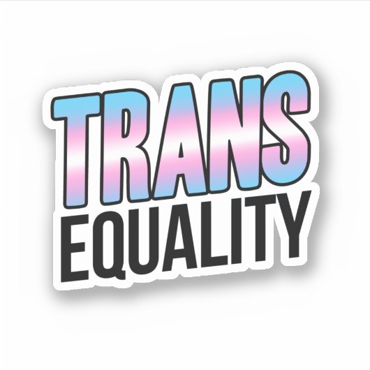 Gleichheit der Trans Aufkleber (Vorderseite)