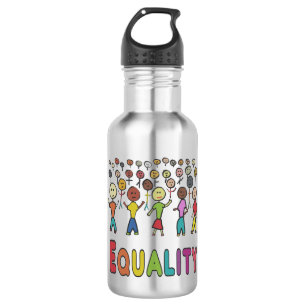 Gleichheit Edelstahlflasche