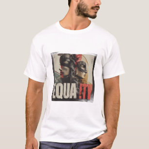 GLEICHHEIT – Fetter, rauer Protestkunstposter T-Shirt