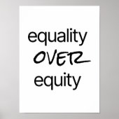 Gleichheit gegenüber dem Aktienplakat Poster (Vorne)
