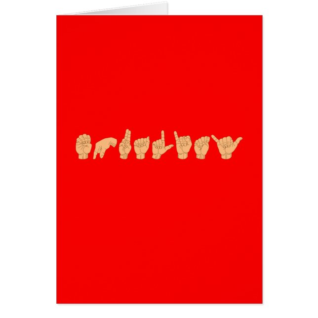 GLEICHHEIT in der amerikanischen Gebärdensprache (Vorne)