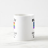 Gleichheit ist ein Menschenrecht..... Kaffeetasse (Mittel)