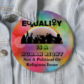 GLEICHHEIT IST EIN MENSCHLICHES RECHT............ BUTTON (Beispiel)