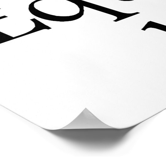 Gleichheit ist ein Recht und kein Privileg Poster (Ecke)