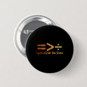 Gleichheit ist größer als die schwarze Geschichte Button (Vorne & Hinten)