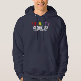 Gleichheit ist überall wichtig! Menschenrechtspass Hoodie