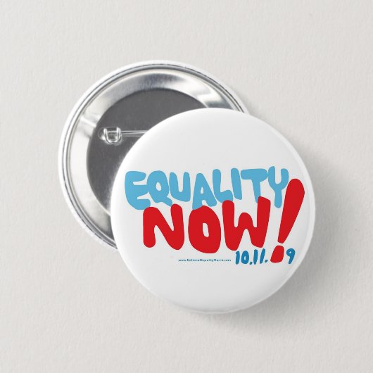 Gleichheit knöpfen JETZT Button (Vorne & Hinten)