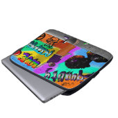 Gleichheit, Liebe und Akzeptanzkunst Laptopschutzhülle (Vorne Knopf)