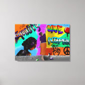 Gleichheit, Liebe und Akzeptanzkunst Leinwanddruck (Vorderseite)