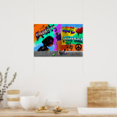 Gleichheit, Liebe und Akzeptanzkunst Poster (Küche)