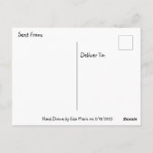 Gleichheit, Liebe und Akzeptanzkunst Postkarte (Rückseite)