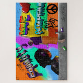 Gleichheit, Liebe und Akzeptanzkunst Puzzle (Vertikal)