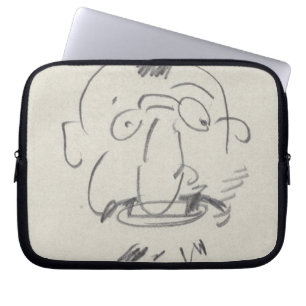 Gleichheit Lui-Meme (Bleistift Gebührnde Lautrec Laptopschutzhülle