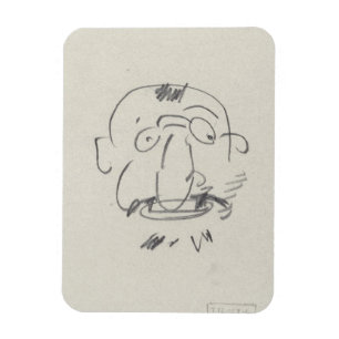 Gleichheit Lui-Meme (Bleistift Gebührnde Lautrec Magnet