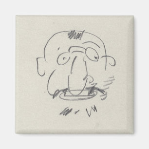 Gleichheit Lui-Meme (Bleistift Gebührnde Lautrec Magnet